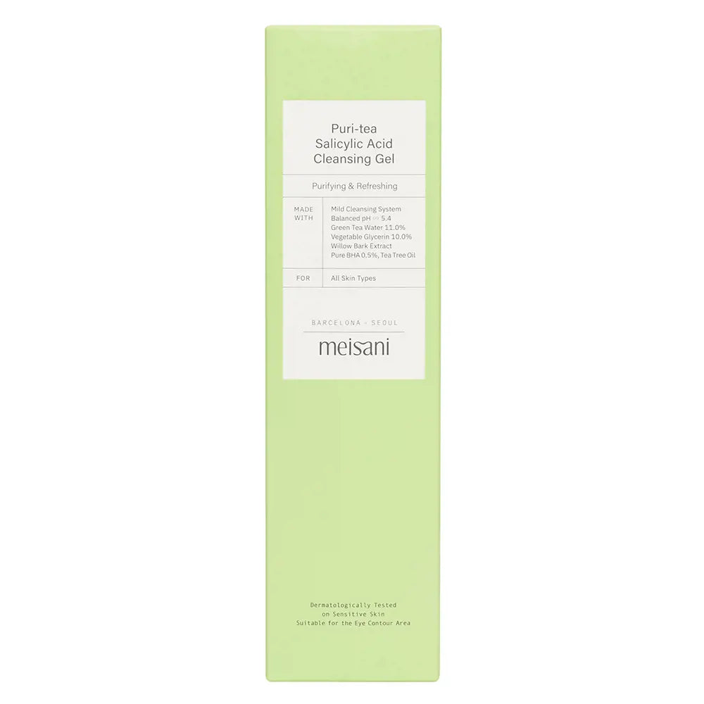 MEISANI-PURI-TEA ácido salicílico gel de limpeza 150 ml-DrShampoo - Perfumaria e Cosmética