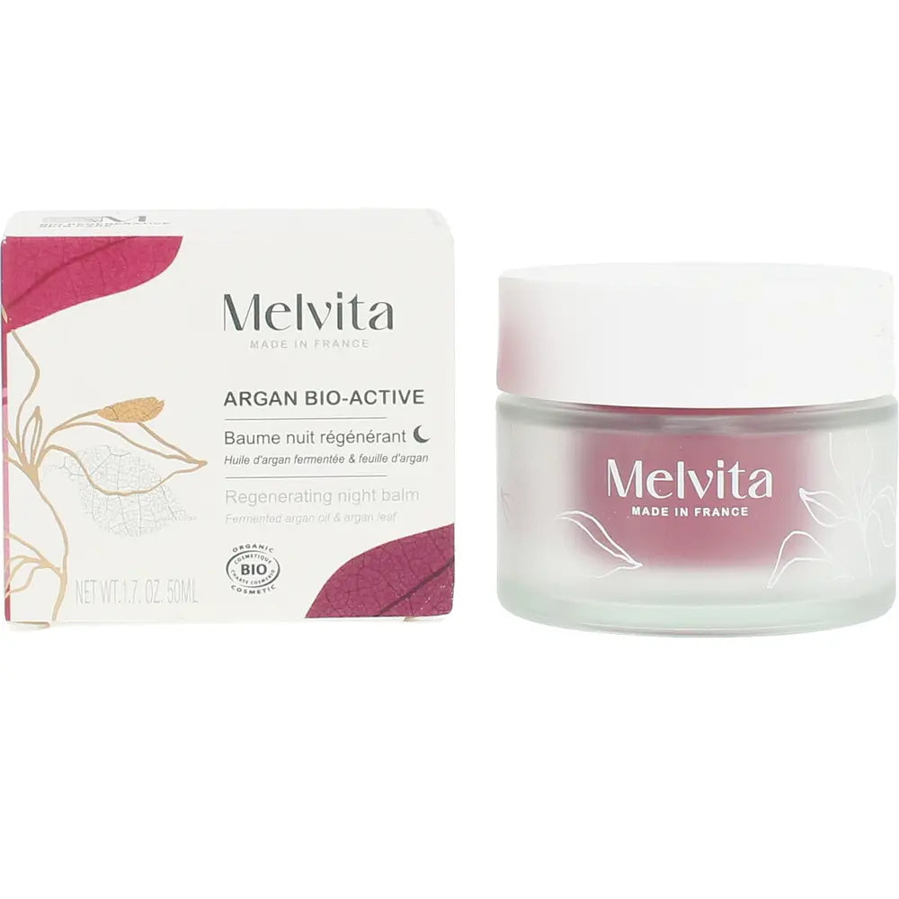MELVITA-BIO-ATIVO ARGAN bálsamo noturno regenerador 50 ml-DrShampoo - Perfumaria e Cosmética