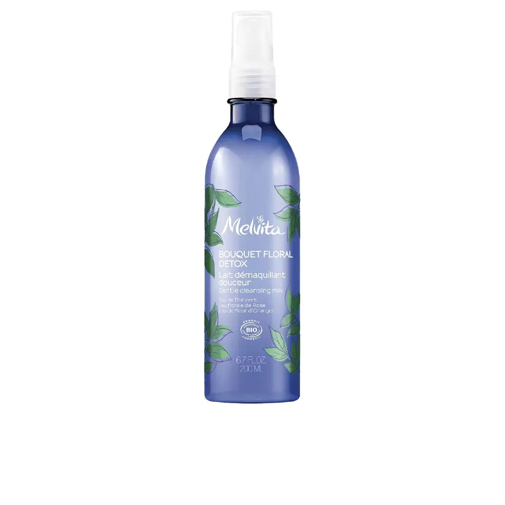 MELVITA-BOUQUET FLORAL DETOX leite demaquilante suavidade 200 ml.-DrShampoo - Perfumaria e Cosmética