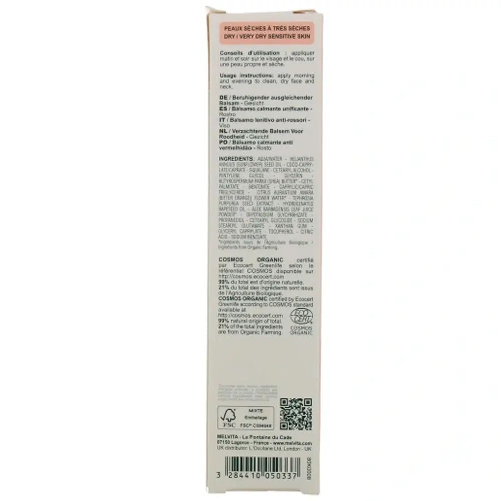 MELVITA-Bálsamo calmante anti-vermelhidão NECTARCALM 40 ml-DrShampoo - Perfumaria e Cosmética