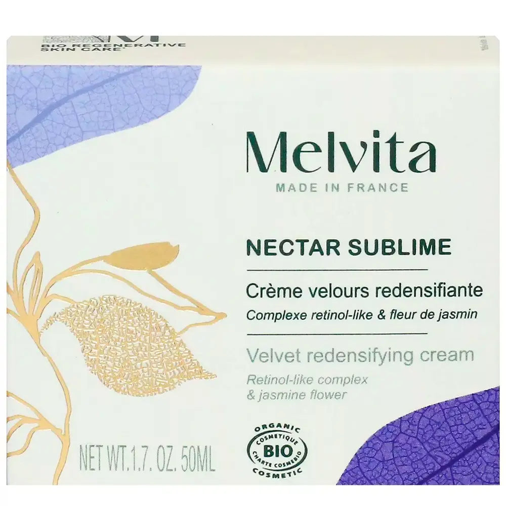 MELVITA-CREME REDENSIFICANTE VELUDOSO NECTAR SUBLIME 50 ml.-DrShampoo - Perfumaria e Cosmética