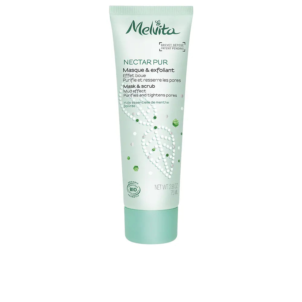 MELVITA-NECTAR PURO esfoliante e máscara purificante 75 ml.-DrShampoo - Perfumaria e Cosmética