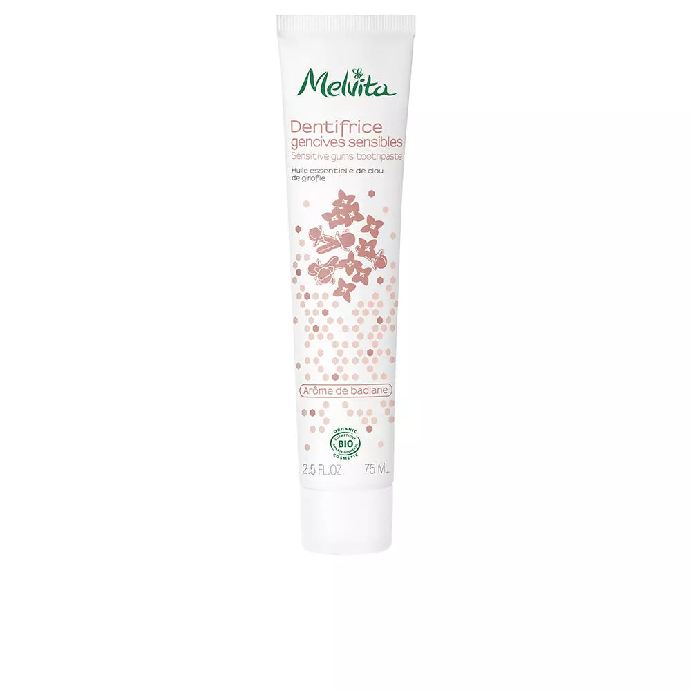 MELVITA-Pasta de dentes sensível para gengivas 75 ml-DrShampoo - Perfumaria e Cosmética