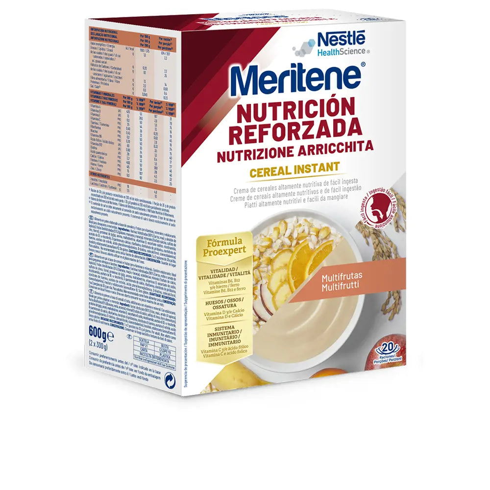 MERITENE-CEREAL INSTANTÂNEO multifrutas 600 gr-DrShampoo - Perfumaria e Cosmética