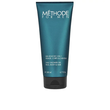 MÉTHODE JEANNE PIAUBERT-MeTHODE FOR MEN gel de banho 3 em 1 rosto corpo cabelos 200 ml-DrShampoo - Perfumaria e Cosmética Imagen principal del producto