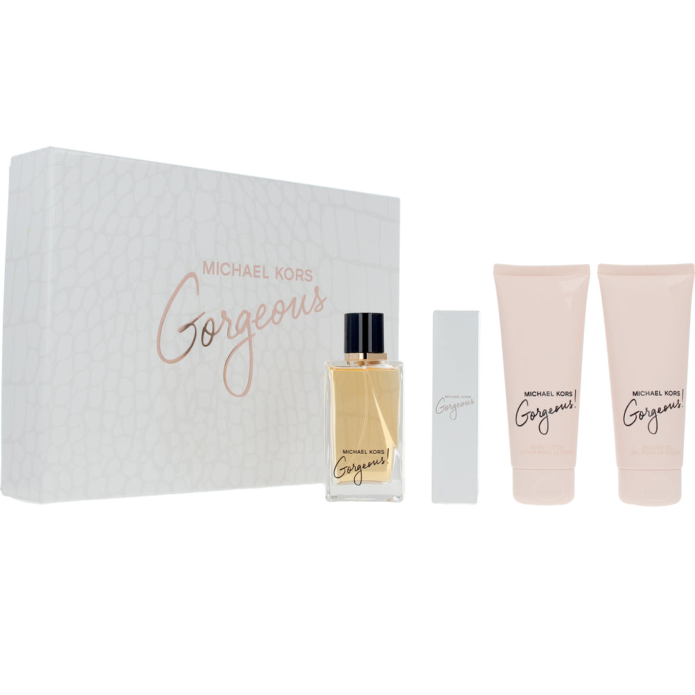 MICHAEL KORS-GORGEOUS! Conjunto de 4 peças.-DrShampoo - Perfumaria e Cosmética