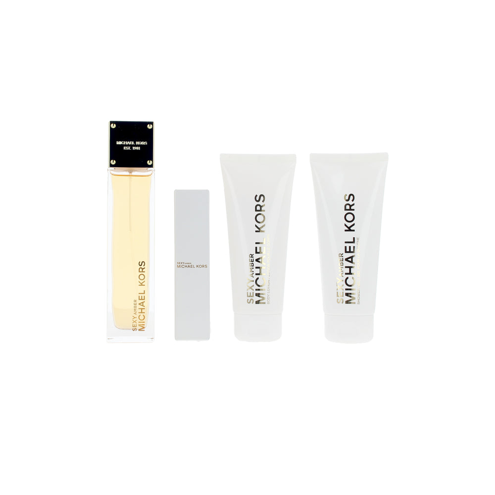 MICHAEL KORS-SEXY AMBER CAPA 4 peças.-DrShampoo - Perfumaria e Cosmética
