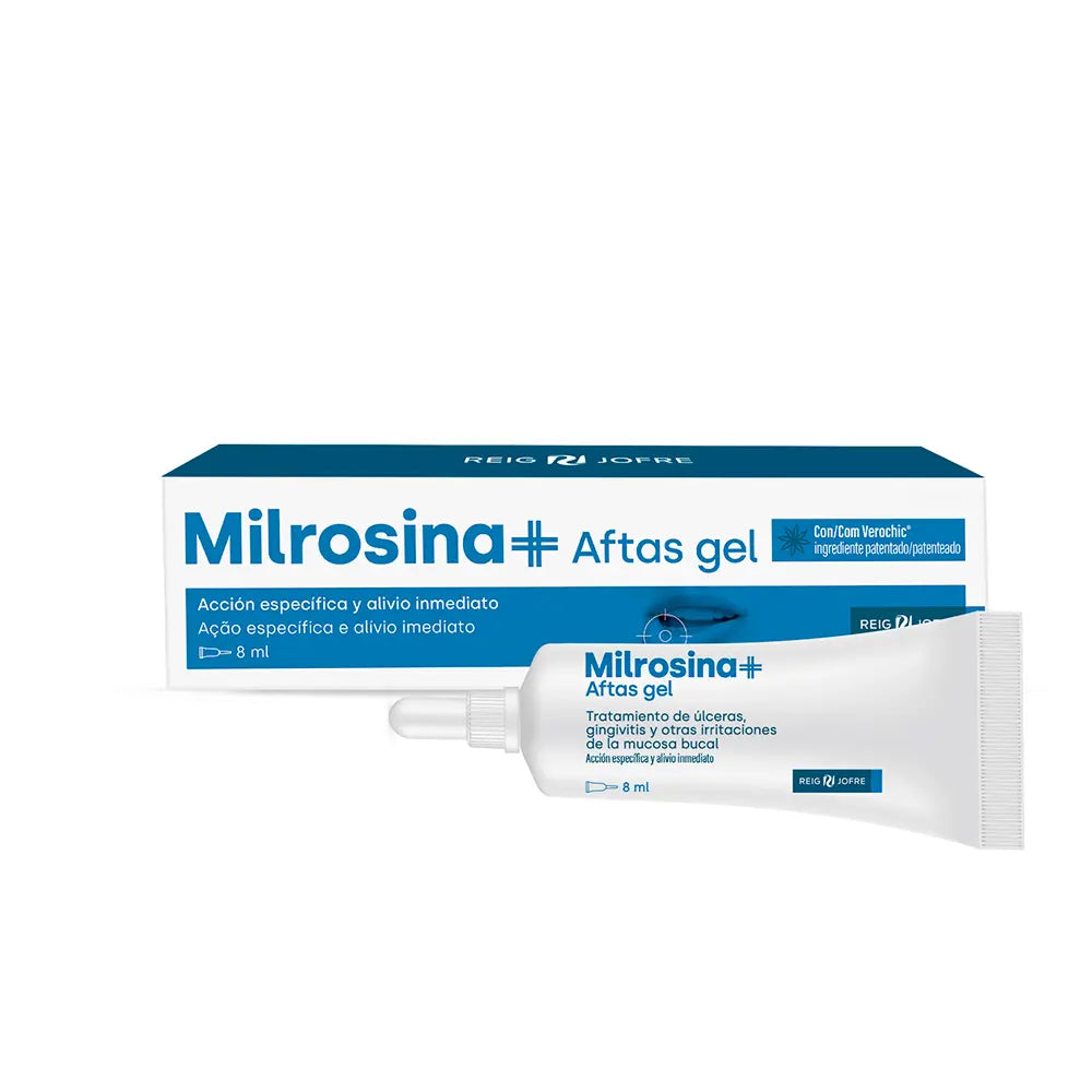 MILROSINA-Gel para aftas MILROSINE+ 8 ml.-DrShampoo - Perfumaria e Cosmética
