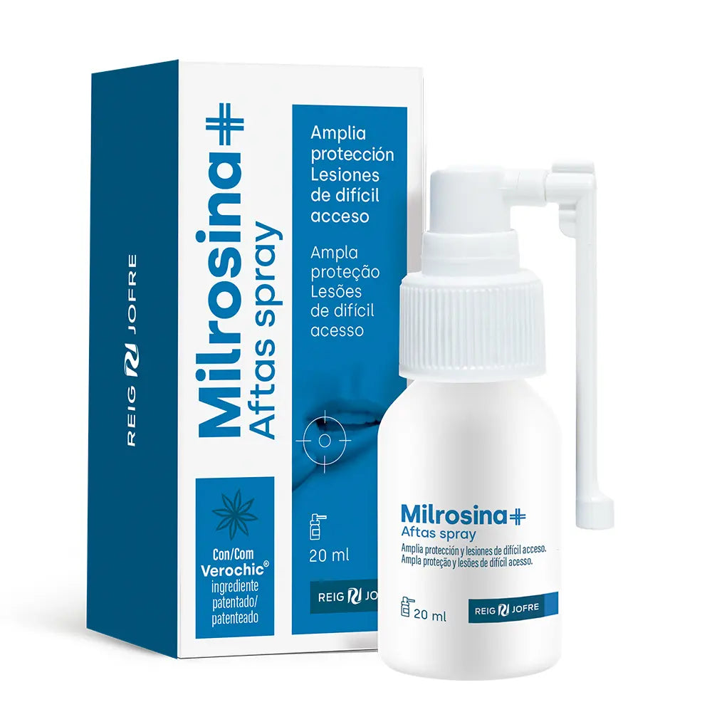 MILROSINA-MILROSINE+ spray para aftas 20 ml.-DrShampoo - Perfumaria e Cosmética