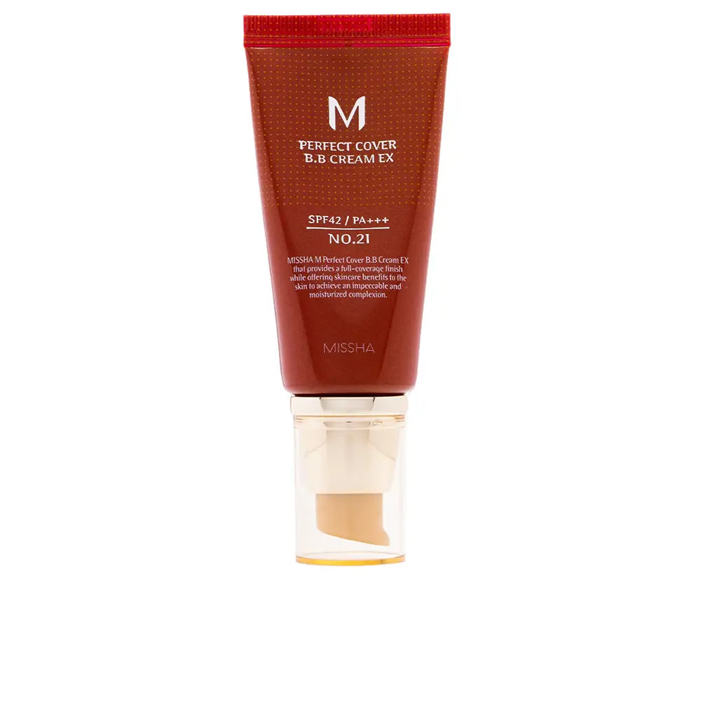 MISSHA-BB Cream Perfect Cover FPS 42/PA+++ #21 50 ml-DrShampoo - Perfumaria e Cosmética