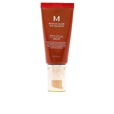 MISSHA-BB Cream Perfect Cover FPS 42/PA+++ #27 50 ml-DrShampoo - Perfumaria e Cosmética