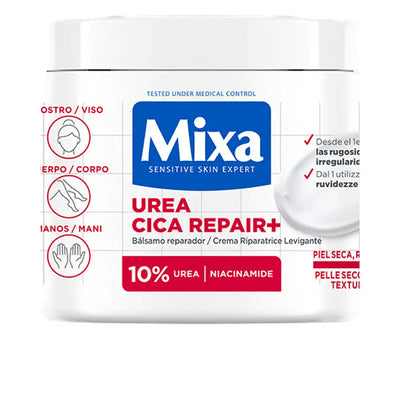 MIXA-MIXA UREA CICA REPAIR+ bálsamo reparador para pele seca e áspera 400 ml-DrShampoo - Perfumaria e Cosmética
