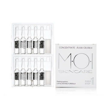 MOI-Ampolas faciais de ÁCIDO GLICÓLICO 10 x 2 ml-DrShampoo - Perfumaria e Cosmética Imagem principal do produto