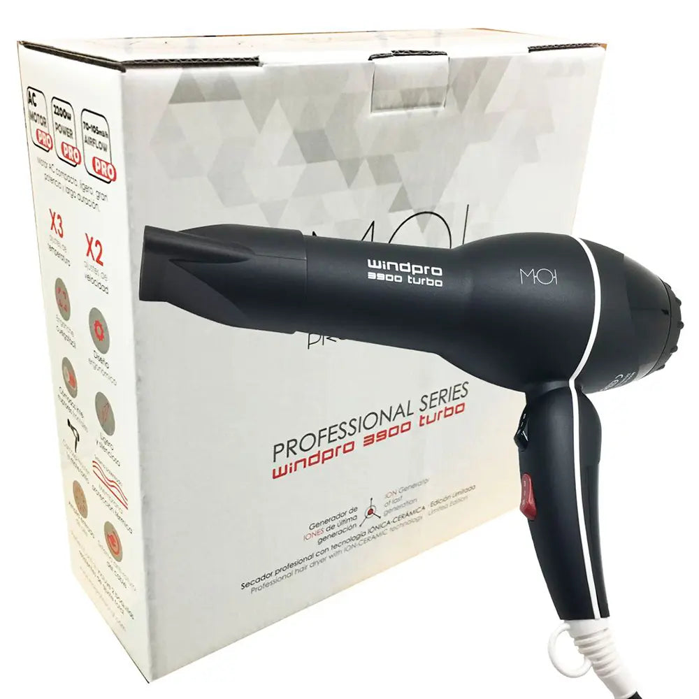 MOI-SECADOR WINDPRO 3900 TURBO profissional 2200W 1 unidade.-DrShampoo - Perfumaria e Cosmética