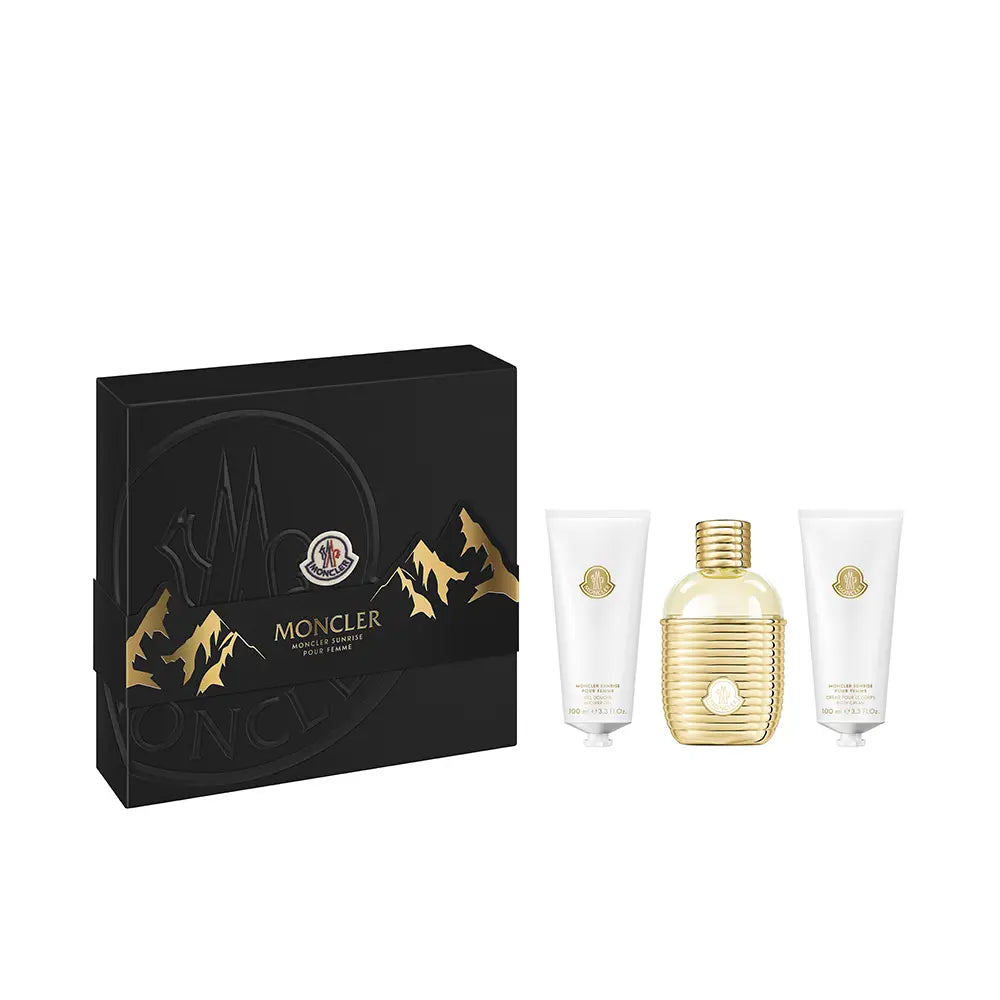MONCLER-SUNRISE POUR FEMME EMBALAGEM 3 pcs.-DrShampoo - Perfumaria e Cosmética