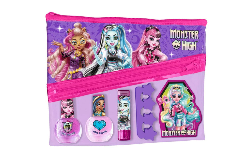 MONSTER HIGH-MALINHA DE BELEZA MONSTER HIGH 5 pcs.-DrShampoo - Perfumaria e Cosmética