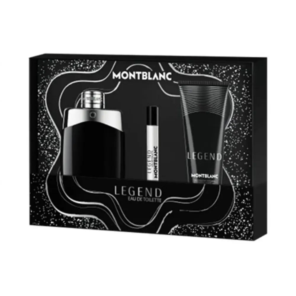 MONTBLANC-CAIXA LEGEND 3 pcs.-DrShampoo - Perfumaria e Cosmética