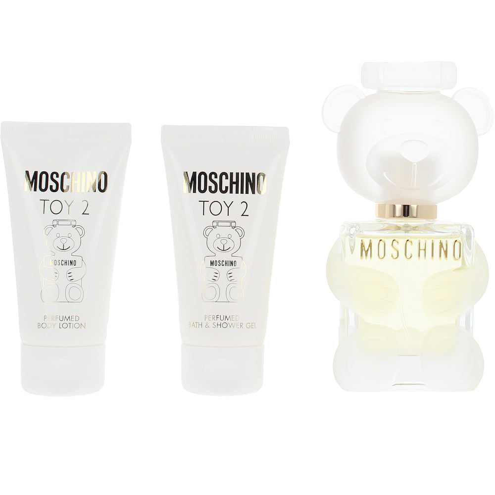 MOSCHINO-BRINQUEDO 2 CAPA 3 pcs.-DrShampoo - Perfumaria e Cosmética