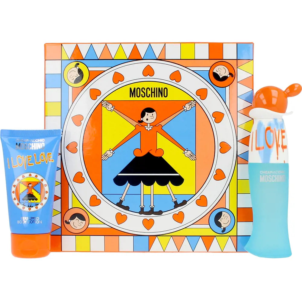 MOSCHINO-CHEAP AND CHIC I LOVE LOVE COFFRET-DrShampoo - Perfumaria e Cosmética