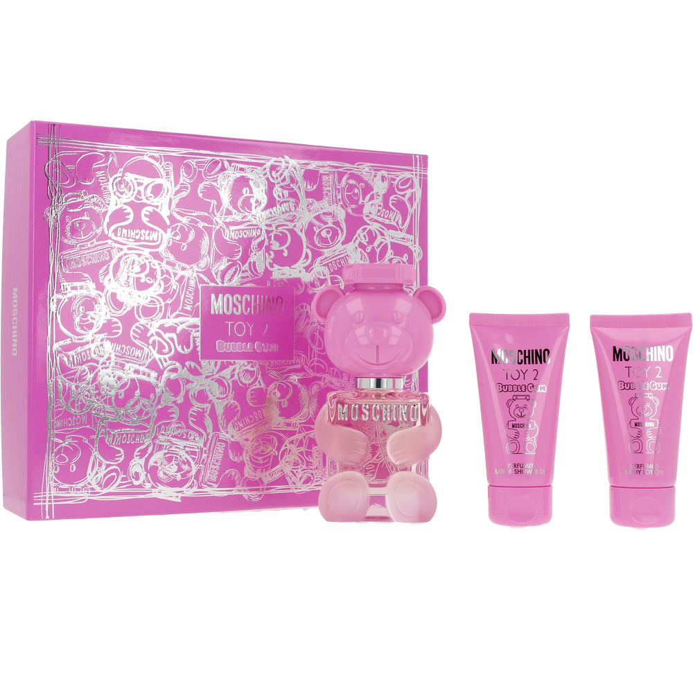 MOSCHINO-TOY 2 MALA DE BOLHA DE GOMA 3 unidades.-DrShampoo - Perfumaria e Cosmética