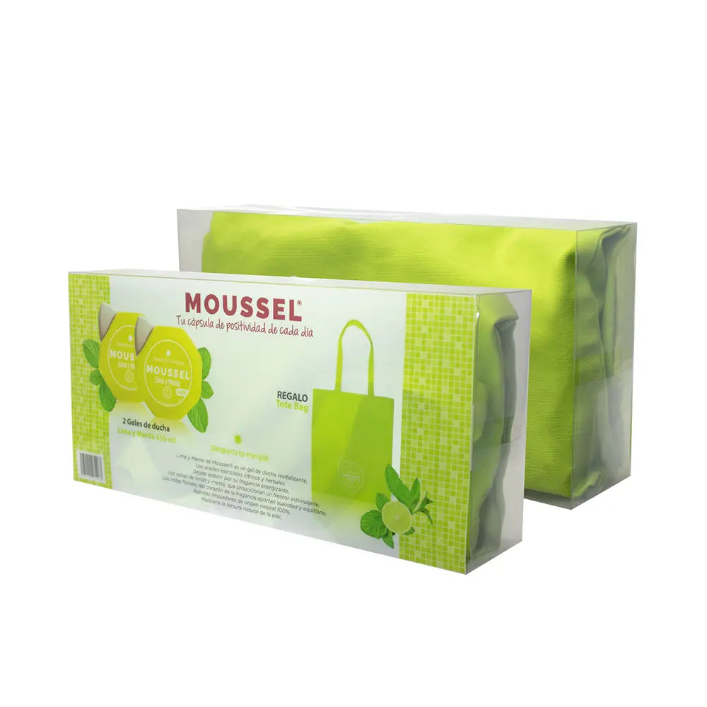 MOUSSEL-GEL DE DUCHA MOUSSEL LIMÃO E MENTA CAIXA 3 un.-DrShampoo - Perfumaria e Cosmética