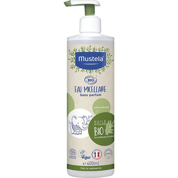 MUSTELA-Água micelar para bebê sem enxágue certificada BIO 400 ml-DrShampoo - Perfumaria e Cosmética Imagen principal del producto
