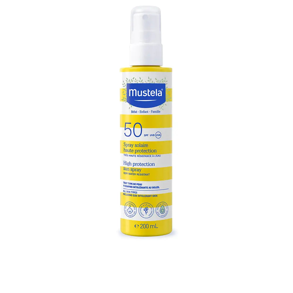 MUSTELA-BABY-CHILD SUN spray solar de alta proteção FPS50 200 ml-DrShampoo - Perfumaria e Cosmética