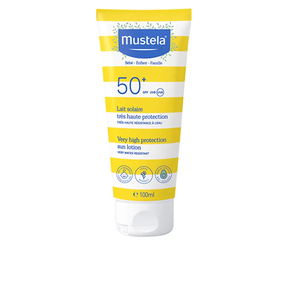 MUSTELA-BÉBÉ SOL protetor solar IP50+ 100 ml.-DrShampoo - Perfumaria e Cosmética