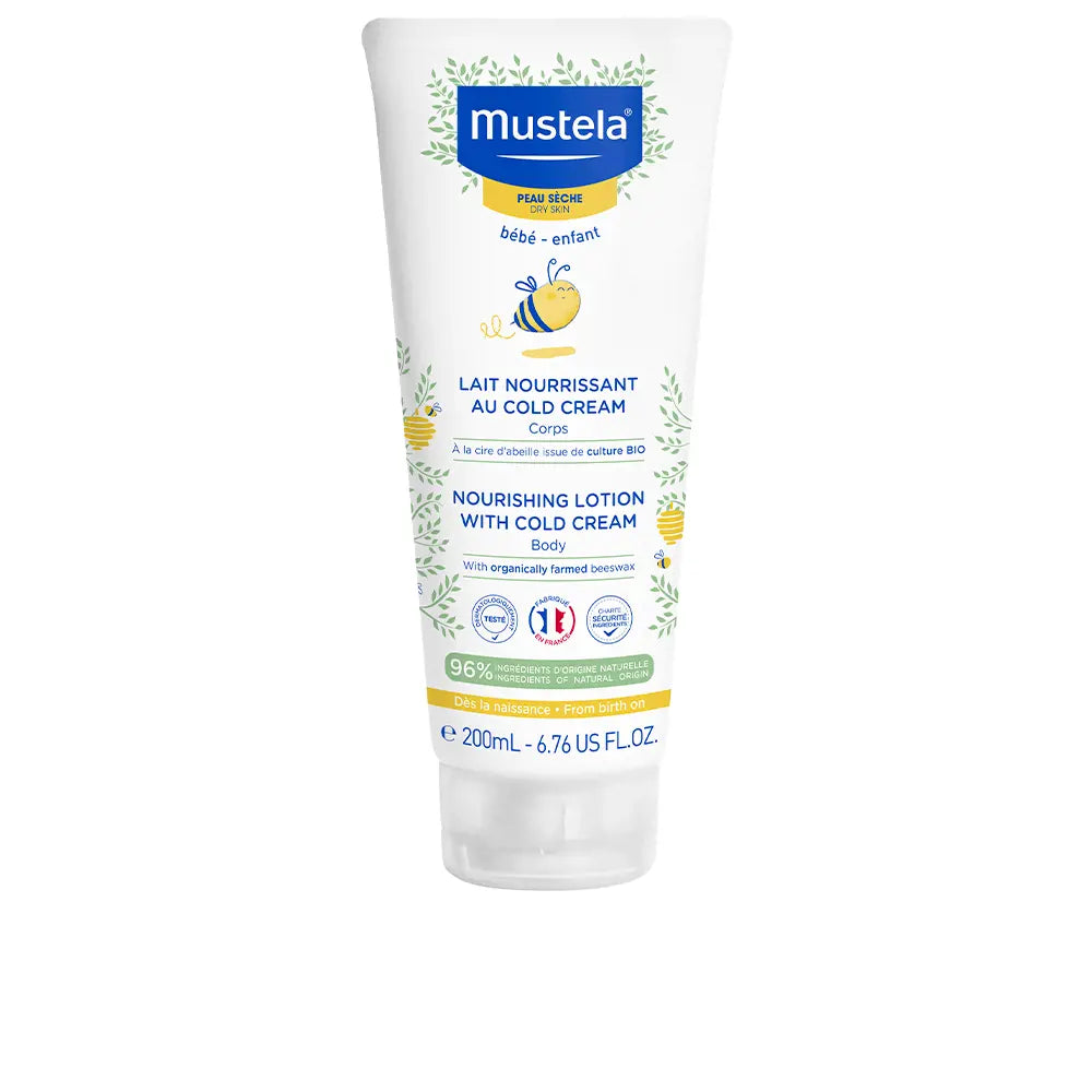 MUSTELA-BÉBÉ leite corporal nutritivo com Cold Cream 200 ml-DrShampoo - Perfumaria e Cosmética