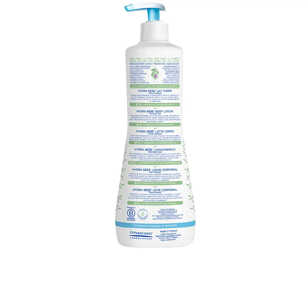 MUSTELA-Leite corporal HYDRA BEBE 750 ml-DrShampoo - Perfumaria e Cosmética