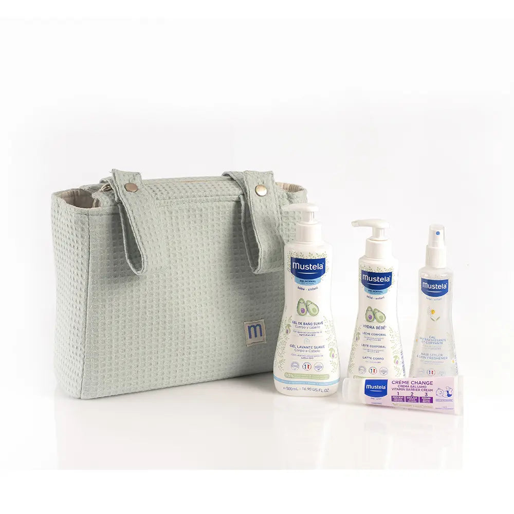 MUSTELA-MALA DE TRANSPORTE MINT 5 peças.-DrShampoo - Perfumaria e Cosmética