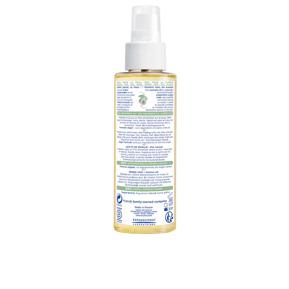 MUSTELA-Óleo de massagem BÉBÉ 100ml-DrShampoo - Perfumaria e Cosmética