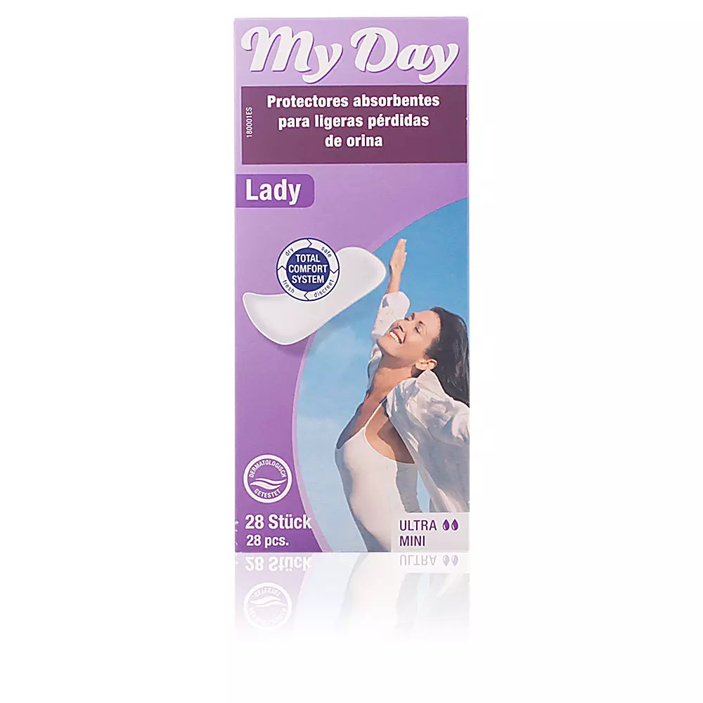 MY DAY-MY DAY ultra mini protetor de incontinência 28 unidades-DrShampoo - Perfumaria e Cosmética
