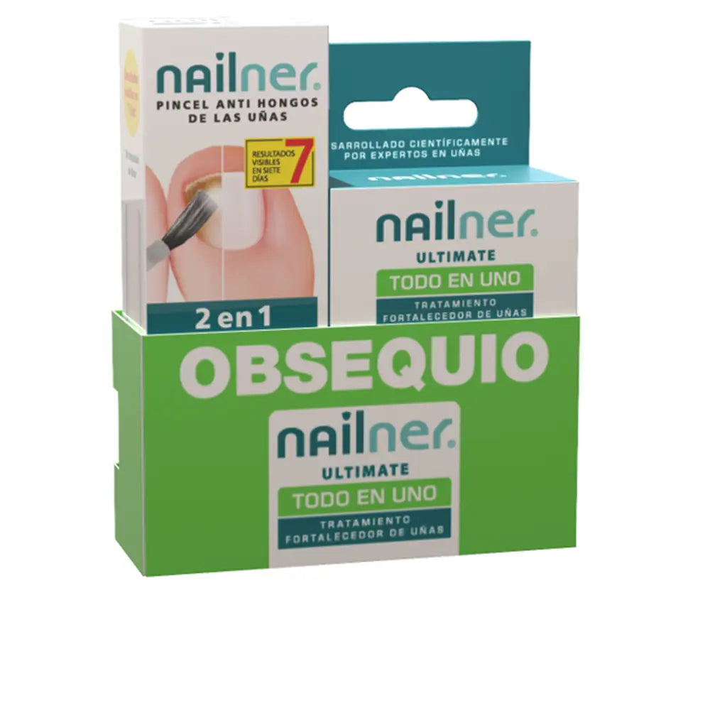 NAILNER-Estojo de Pincel Antifúngico NAILNER 2 em 1 2 pcs.-DrShampoo - Perfumaria e Cosmética