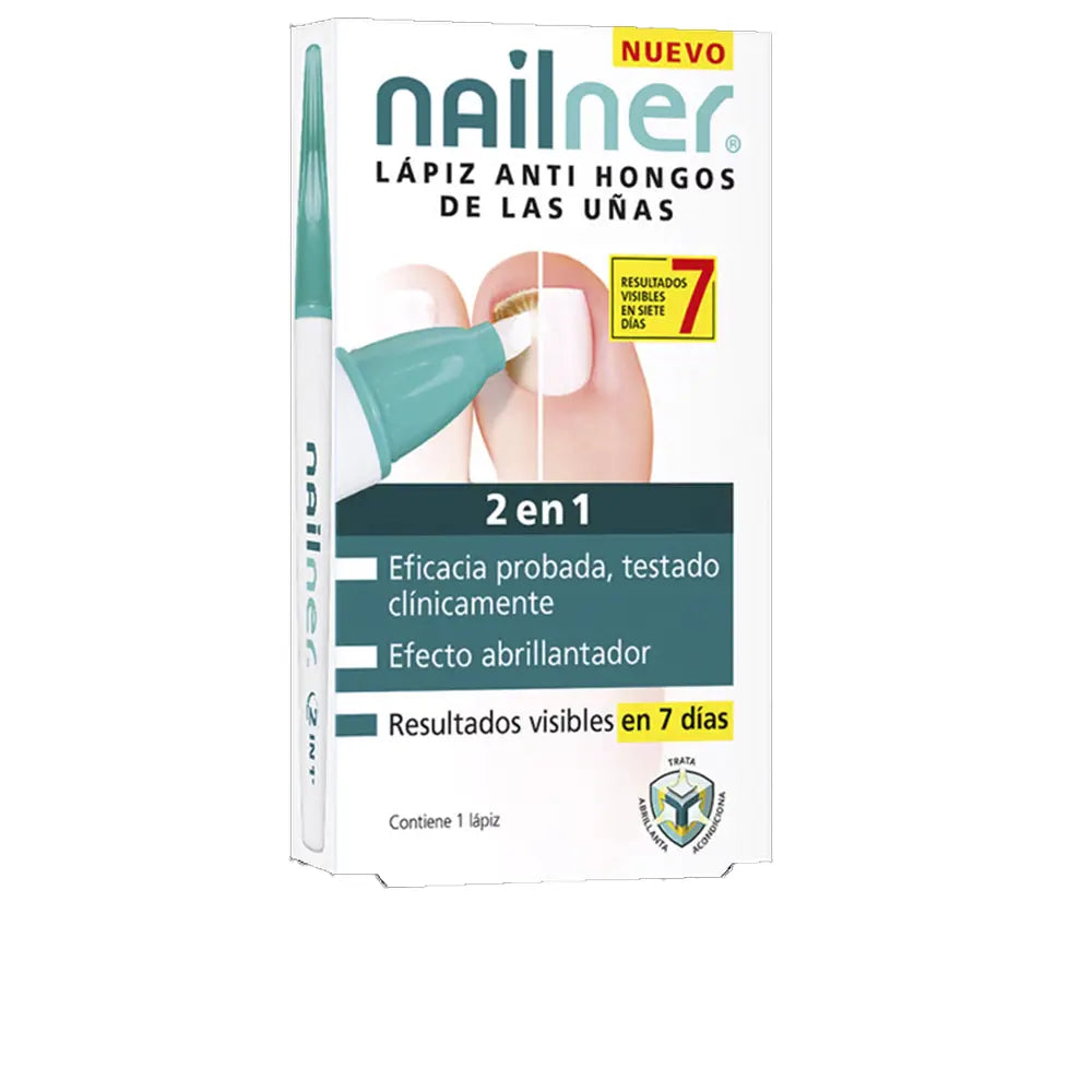 NAILNER-Lápis NAILNER 2 EM 1 anti-fúngico para unhas 4 ml.-DrShampoo - Perfumaria e Cosmética