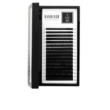 NANOLASH-CÍLIOS POSTIÇOS VOLUME LASHES 005 D 6 13 mm 1 un.-DrShampoo - Perfumaria e Cosmética Imagem principal do produto