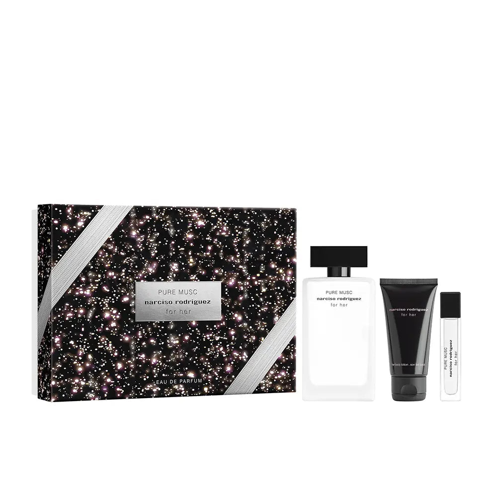 NARCISO RODRIGUEZ-FOR HER PURE MUSC CONJUNTO 3 PCS.-DrShampoo - Perfumaria e Cosmética