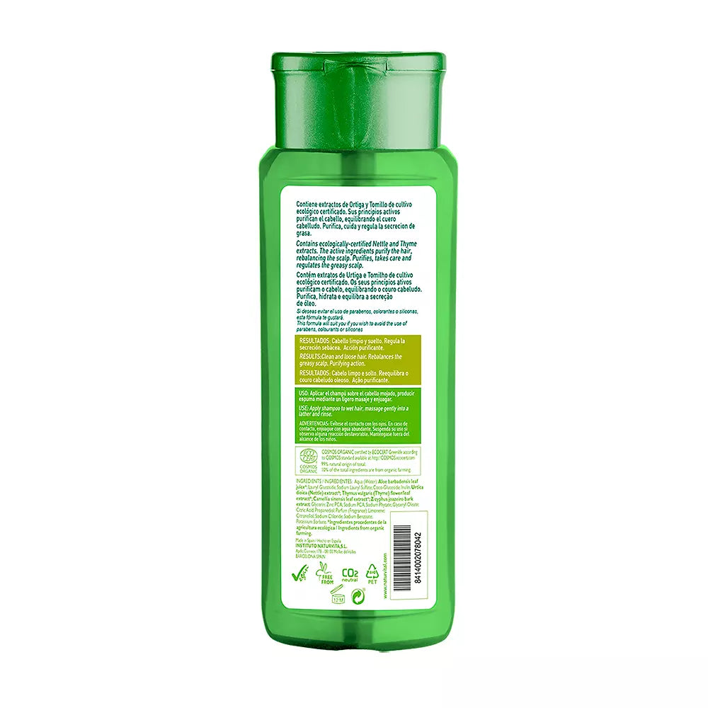 NATUR VITAL-BIO SHAMPOO ECOCERT cabelo oleoso 400 ml-DrShampoo - Perfumaria e Cosmética