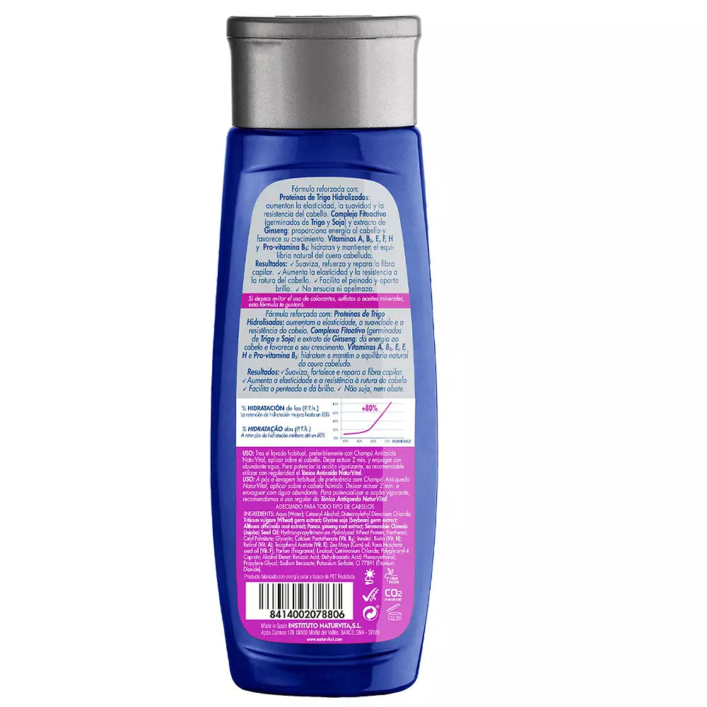 NATUR VITAL-CONDICIONADOR ANTI-QUEDA anti-quebra suaviza fortalece 300 ml-DrShampoo - Perfumaria e Cosmética