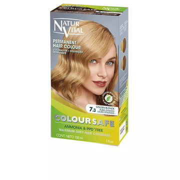 NATUR VITAL-Coloração permanente COLOURSAFE 73 loiro dourado 150 ml-DrShampoo - Perfumaria e Cosmética Main image