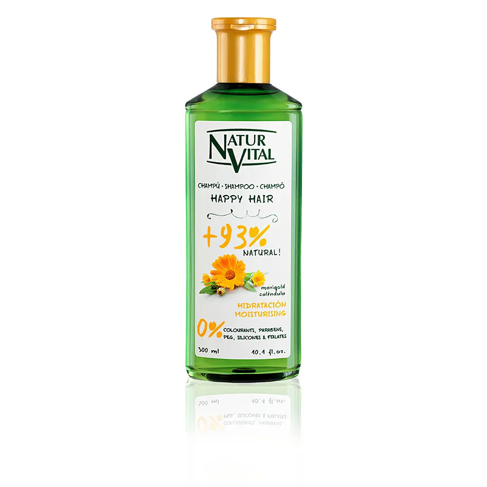 NATUR VITAL-HAPPY HAIR HIDRATANTE champô 0% 300 ml-DrShampoo - Perfumaria e Cosmética