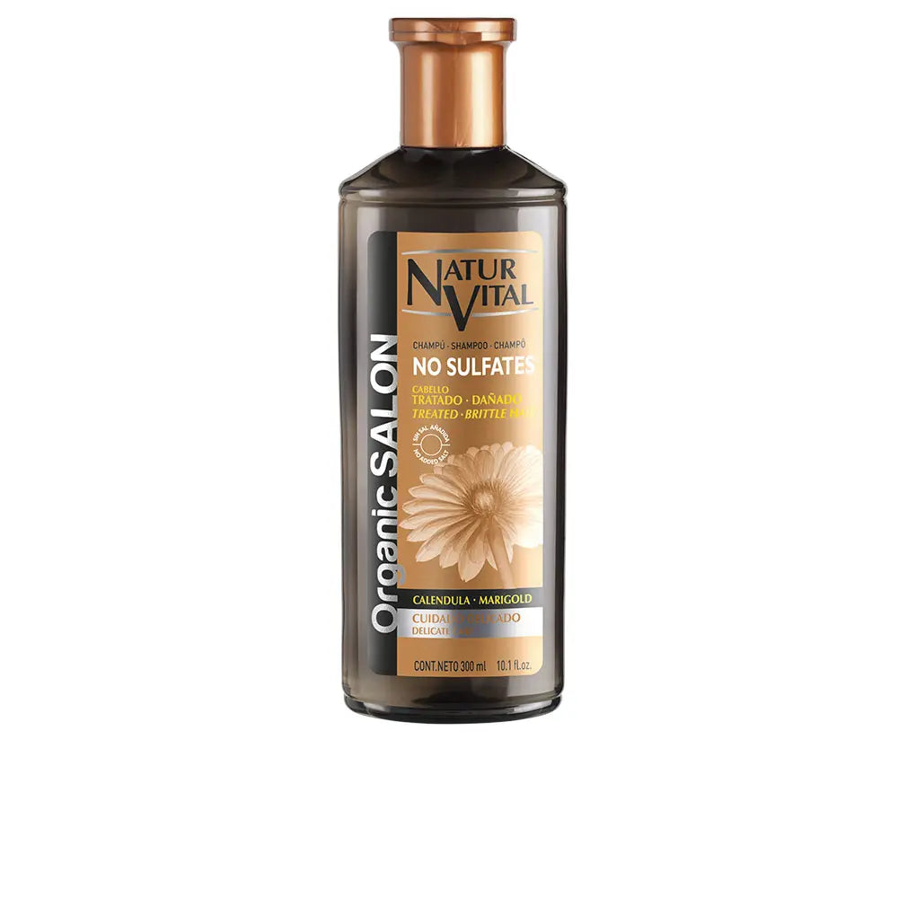 NATUR VITAL-ORGANIC SALON shampoo sem sulfato cuidado delicado 300 ml-DrShampoo - Perfumaria e Cosmética