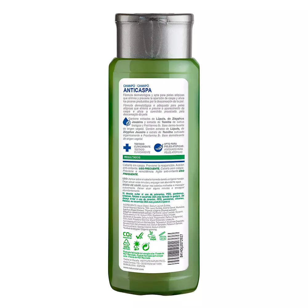 NATUR VITAL-SENSITIVE champô anti-caspa 300 ml-DrShampoo - Perfumaria e Cosmética