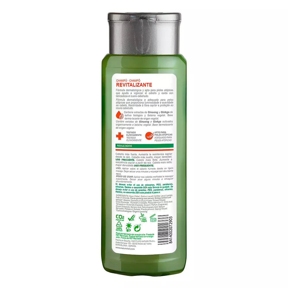 NATUR VITAL-SENSITIVE champô revitalizante Giseng 300ml-DrShampoo - Perfumaria e Cosmética