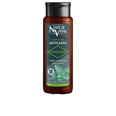 NATUR VITAL-SHAMPOO ANTI-CASPA REFRESCANTE para cabelos oleosos 300 ml-DrShampoo - Perfumaria e Cosmética