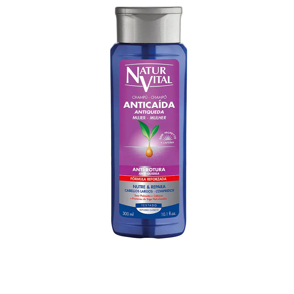 NATUR VITAL-SHAMPOO ANTI-QUEDA anti-quebra 300 ml-DrShampoo - Perfumaria e Cosmética