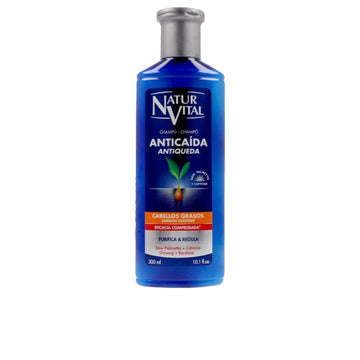 NATUR VITAL-SHAMPOO ANTI QUEDA cabelo oleoso 300 +100 ml-DrShampoo - Perfumaria e Cosmética Imagen principal del producto