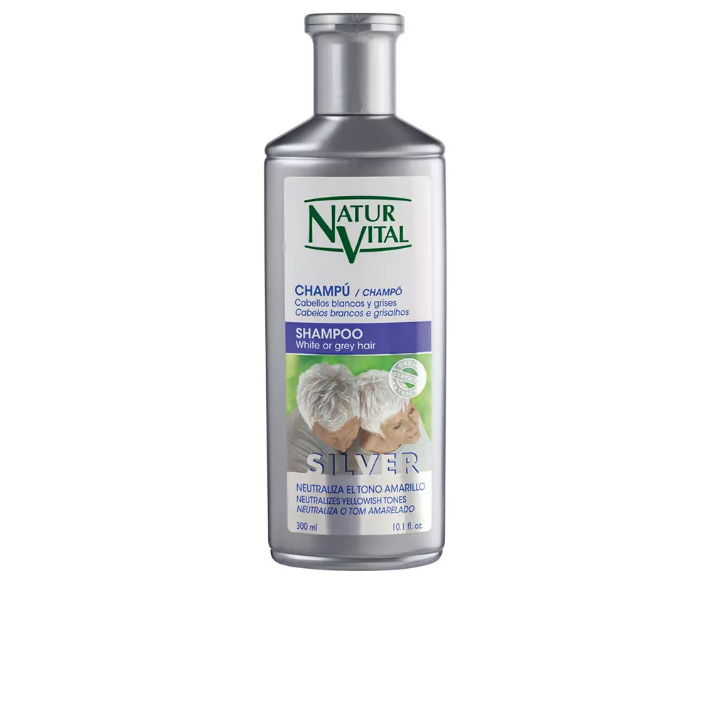 NATUR VITAL-SILVER shampoo cabelos brancos e grisalhos 300 ml-DrShampoo - Perfumaria e Cosmética