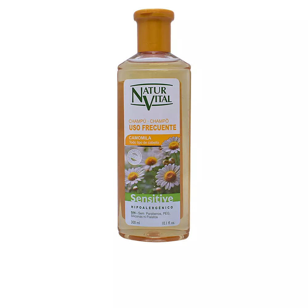 NATUR VITAL-Shampoo SENSITIVE camomila 300 ml-DrShampoo - Perfumaria e Cosmética