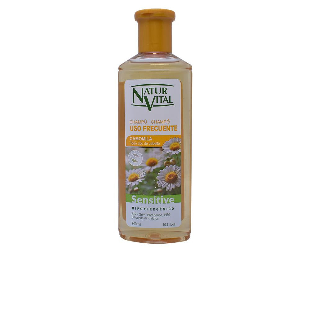 NATUR VITAL-Shampoo SENSITIVE camomila 300 ml-DrShampoo - Perfumaria e Cosmética